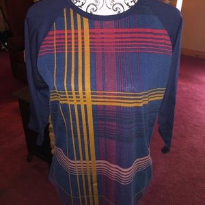 LulaRoe Randy Size M 3/4 sleeve gently worn